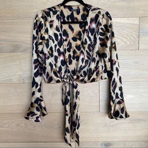 Nasty Gal Cheetah Top